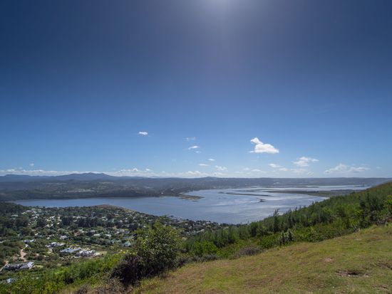 Blick auf Knysna und die Lagune von der Südwestseite