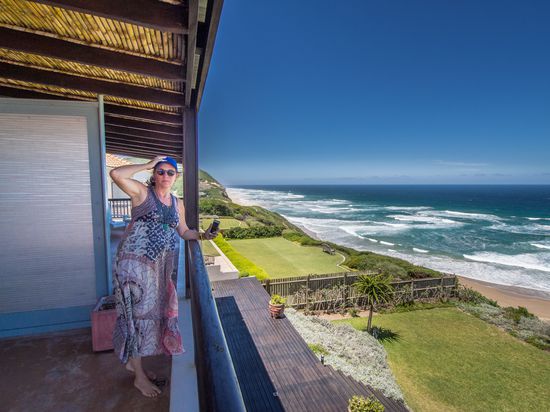 Dover-On-Sea, Ausblick von unserer Terrasse
