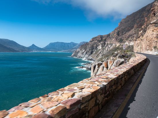 Blick auf die Hout Bay vom Chapman's Peak Drive