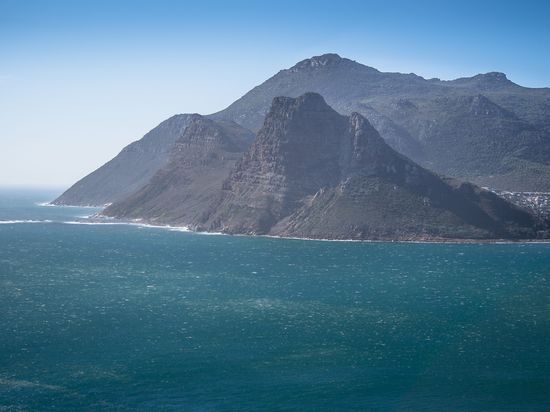 Blick auf die Hout Bay vom Chapman's Peak Drive