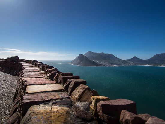 Blick auf die Hout Bay vom Chapman's Peak Drive