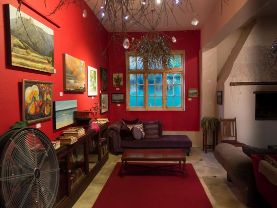 Karoo Art Hotel - Aufenthaltsraum