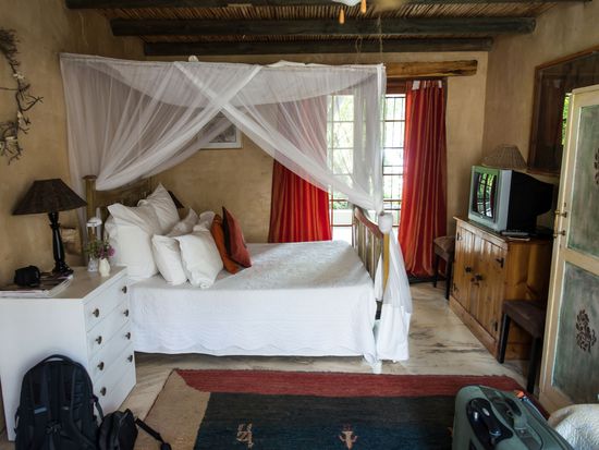 Unser Zimmer, einfach und zweckmäßig, aber sauber