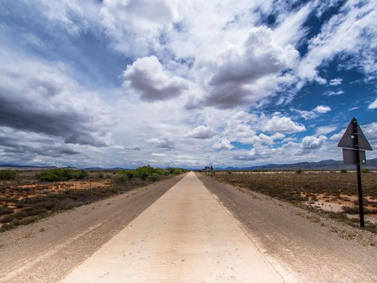 Auf der R329 zwischen Willowmore und Steytlerville...