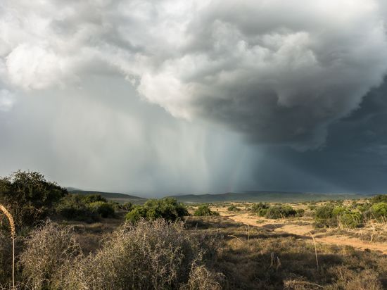 Ein heftiges Gewitter war im Anmarsch