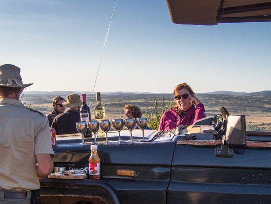 Picknick im Shamwari (und Klaudia)