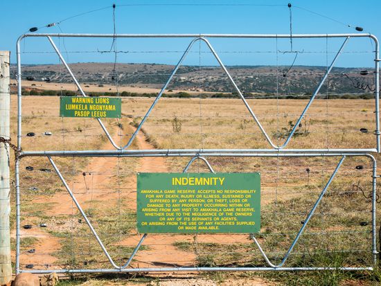 Amakhala Game Reserve accepts no responsibility for any death, injury ... 
