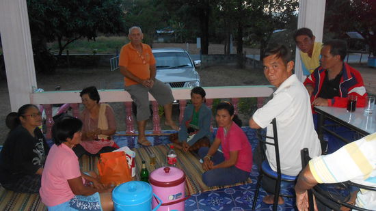 Geburtstagsfeier von Walter und Pai,s Sohn.