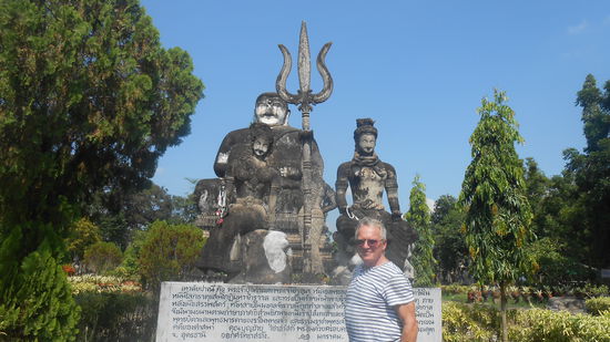Skulpturenpark des Wat Kaeo Ku bei Nong Khai