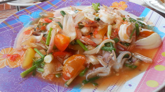 Leckere Meeresfrüchte.