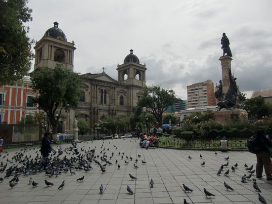 Plaza Murillo, das Herz der Stadt