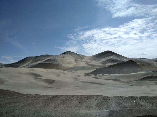 Zwei Tage lang nur dieser Ausblick, Sand und Dünen und Wüste