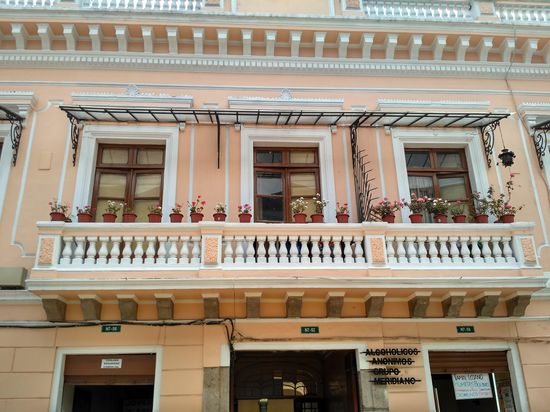 Schön restauriertes Kolonialgebäude