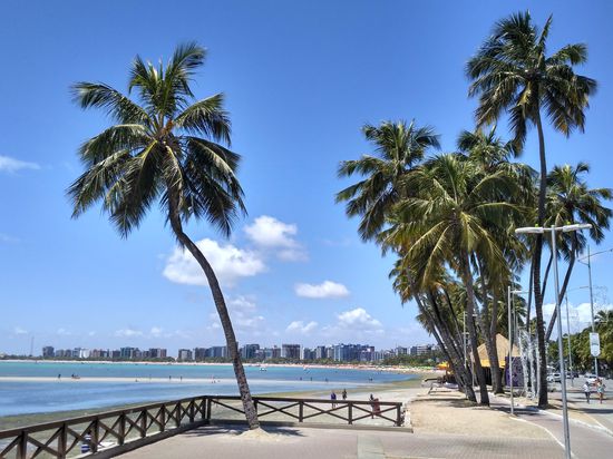 Maceio, Stadt mit langem Strand