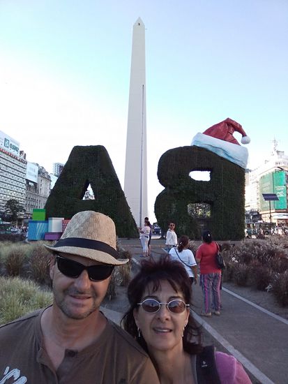 Der Obelisk, das Wahrzeichen von BA