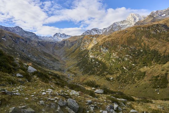 Blick zu den 3000ern.