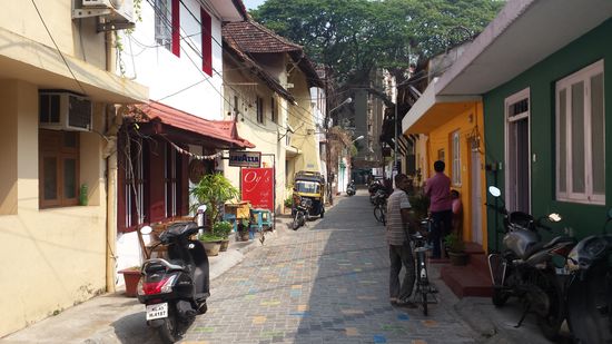 Die kleinen wunderbaren Gassen von Fort Cochin...