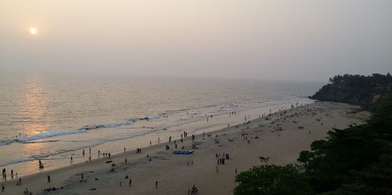 Sonnenuntergang am Varkala Beach...