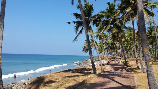 Aufn Weg nach Kappil Beach...