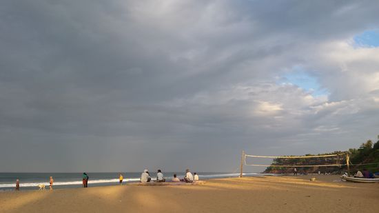 Das erste mal so etwas wie schlechtes Wetter... aber nur fast.