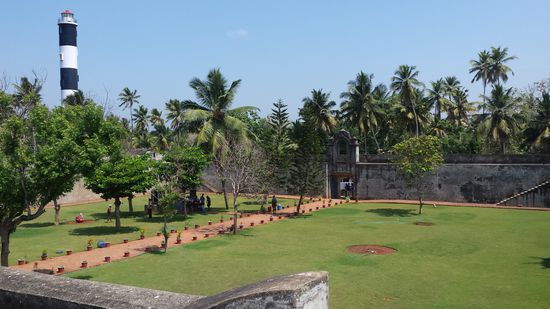 Das Fort mit Leuchtturm.