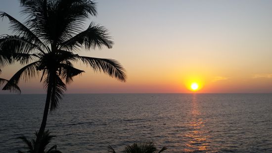 Ausblick den ich bei meinem Abendlichen Tee hatte.