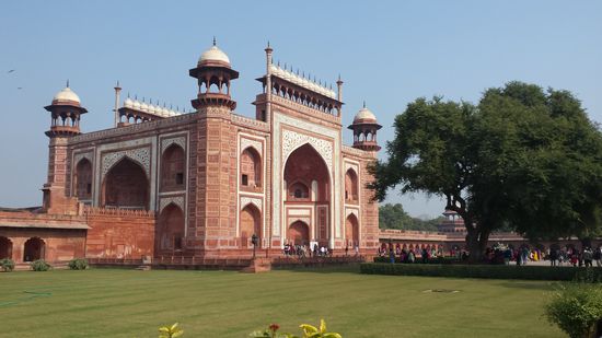 Eingangsbereich zum Taj.