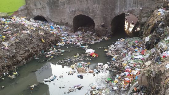 Das leidige Müllproblem, zu sehen in ganz Indien.