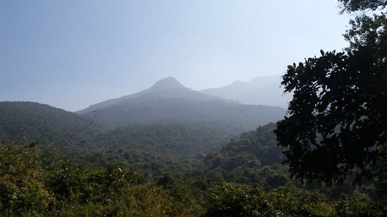 Weit war es, genau 9 km hinauf...