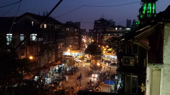 Blick von einem Balkon meines Hostels.