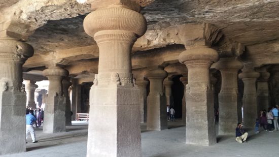 Die Höhlen auf der Insel, sehr eindrucksvoll.