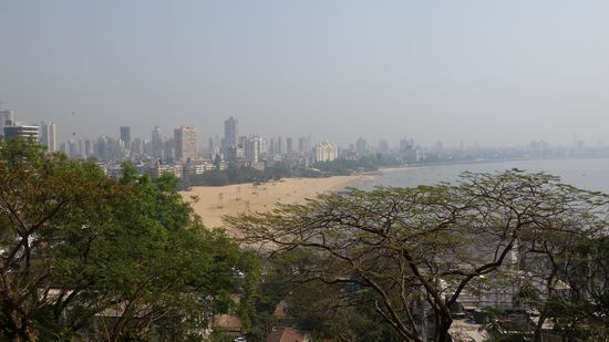 Blick auf Mumbai vom Hanging Garden aus...