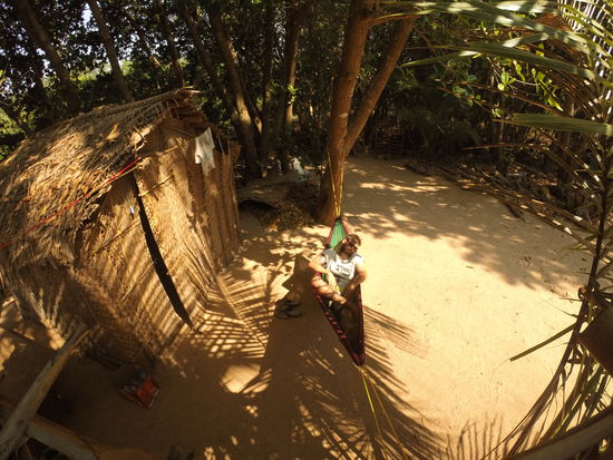 Der anstrengende Alltag am Om Beach...