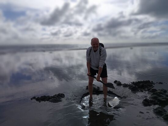 Mir war vom buddeln ganz hot