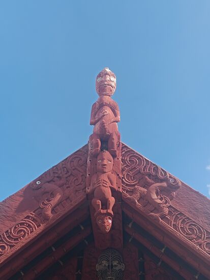 Bei den Maori hat Mann alles im Griff