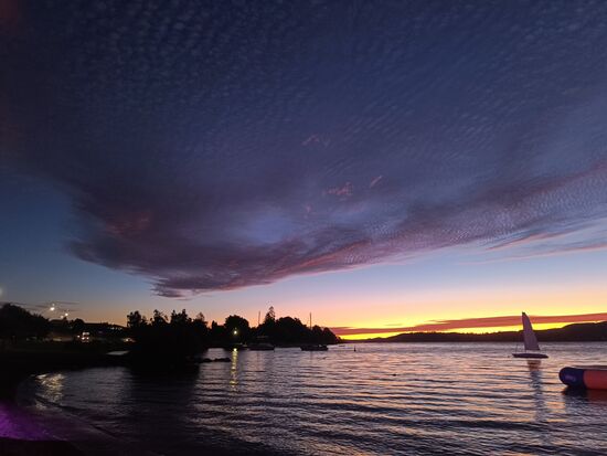 Abendstimmung am Lake Taupo