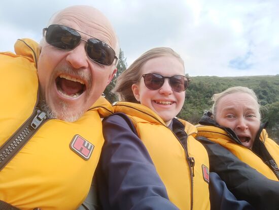 Zwei von uns hatten richtig Spaß