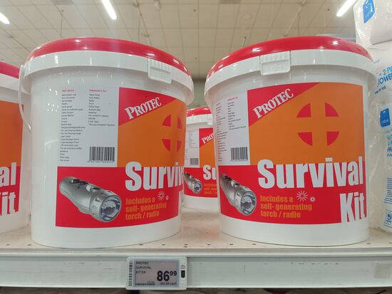 Fundstück des Tages: Der Überlebenseimer im Supermarkt