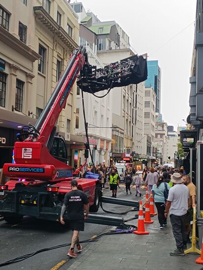 Hier ist gleich Action