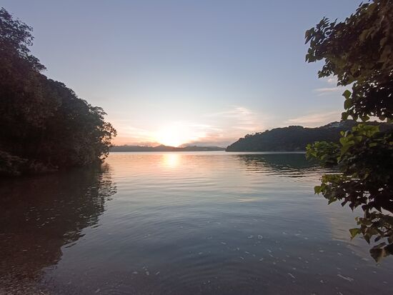 Toller Sonnenaufgang am Campingplatz