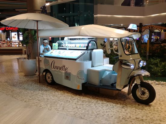 Annettes eigener Eiswagen,  da wird sich Hannes aber freuen