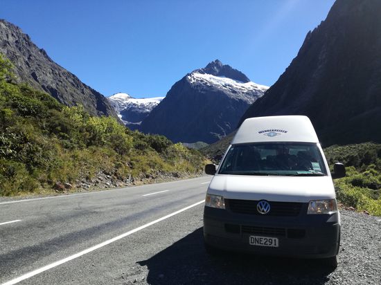 Die Rückfahrt vom Milford Sound