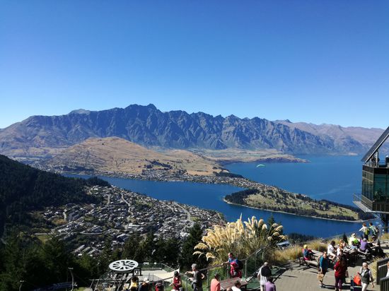 Der Ausblick auf Queenstown