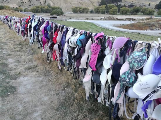 Der bra fence in Cardrona