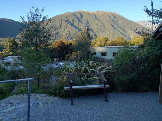 Unser Campingplatz in den Bergen