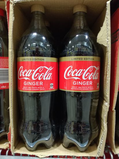 Fundstück des Tages
Cola mit Ingwer Geschmack