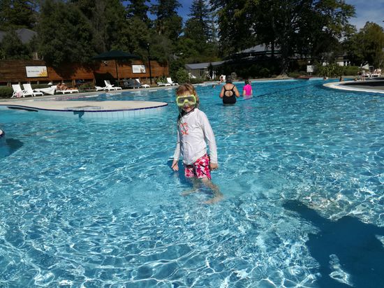 Melina geht gleich auf Tauchstation