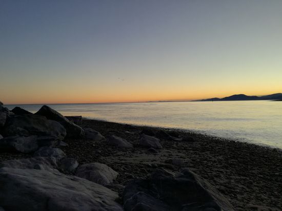 Sonnenaufgang am Campingplatz