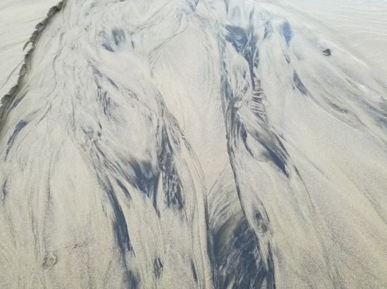 Tolle Muster am Strand von Kuaotunu