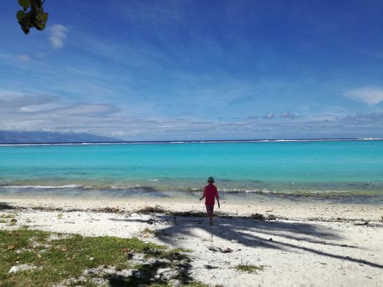 Der Strand von Temae
